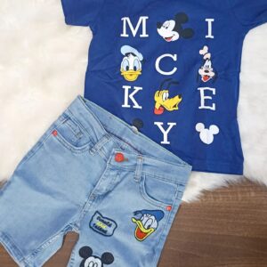 Boy Mickey Shorts Set