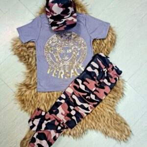 Girl's Versace Camo Set