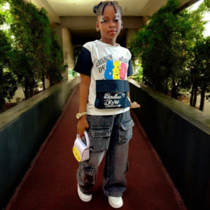 Rainbow Bear Top & Cargo Jean Set