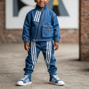 Jeans Jacket and Trouser Set