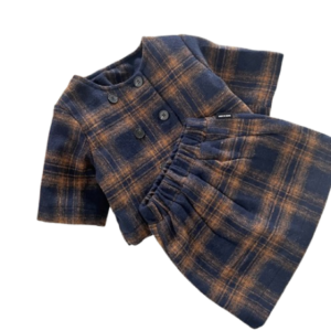 Girl's sweater skirt and top set