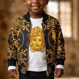 Versace Jacket and Long Sleeve Inner Tshirt