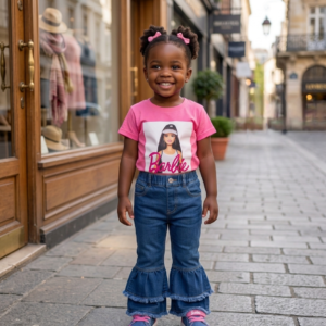 Barbie Girl Top & Jeans Set
