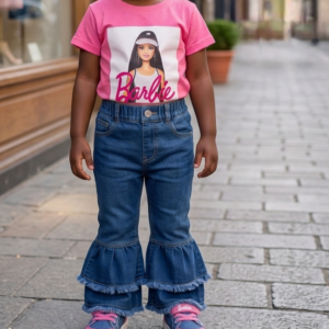Barbie Girl Top & Jeans Set