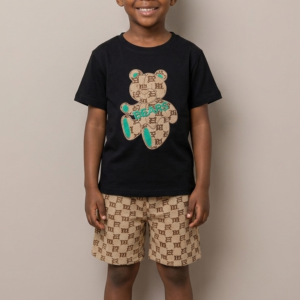 Bear Unisex Shorts Set